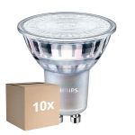 Multipack 10x Philips MASTER Value Foco LED GU10 PAR16 3.7W 365lm 60D - 930 Luz Cálida | Mejor Reproducción De Color - Regulable - Reemplazo 50W