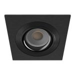 Noxion Empotrado Foco Boxi MR16 Ajustable Negro |Recorte 80mm - IP20 - incl. GU10 Casquillo 