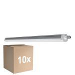 Multipack 10x Ledvance Pantalla LED Estanca Prueba De Vapor Compacto 44W 5400lm - 840 Blanco Frio | 120cm 