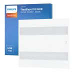 Philips Panel LED FlexBlend RC340B Blanco 25.5W 3600lm - 940 Blanco Frio | 60x60cm - UGR <19 - Mejor reproducción de color - Sensor de movimiento y luz