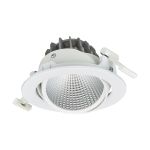 Philips Foco LED Greenspace Accent Cardanic Aluminium Blanco 24W 2700lm 36D - 930 Luz Cálida | 163mm - IP20 - Mejor Reproducción De Color - Interact Regulable