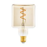 Eglo LED Special E27 Con Filamento Ámbar 4W 180lm - 816 Luz Muy Cálida | Regulable - Reemplazo 15W