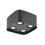 Eglo Techo Foco Arenzano Acero Negro 18.8W 1380lm - 830 Luz Cálida | Regulable - Apta para GU10