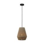 Eglo Colgante De Luz Alderney Acero Negro | IP20 - Apta para 1x E27 