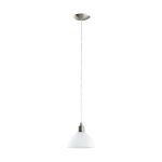 Eglo Colgante De Luz Brenda Acero Níquel Satinado | Apta para E27
