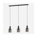Eglo Colgante De Luz Gorosiba Acero Negro | IP20 - Apta para 3x E27 