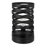 Eglo Lámpara De Mesa Cremella Acero Negro | Apta para 1x E27