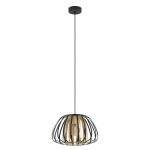 Eglo Colgante De Luz Encinitos Negro, Oro | Apta para E27