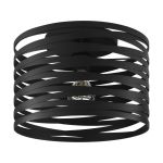 Eglo Luz de techo Cremella Acero Negro | Apta para E27