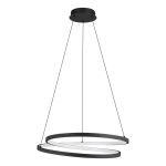 Eglo Colgante De Luz Ruotale Acero Negro 36W 4800lm - 830 Luz Cálida