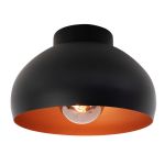 Eglo Luz de techo Mogano 2 Negro, Cobre | Apta para E27