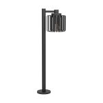 Eglo Lámpara de pedestal Selinus Acero Negro| IP65 - Apta para 1x E27