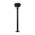 Eglo Lámpara de pedestal Chiappera Acero Negro | 330mm - IP54 - Apta para 1x E27