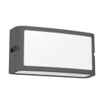 Eglo Luz De Pared Camarda Aluminium Antracita 10W 1200lm - 840 Blanco Frio | IP54