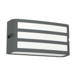 Eglo Luz De Pared Camarda Aluminium Antracita | IP54 - Apta para 1x E27