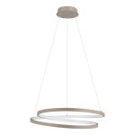 Eglo Colgante De Luz Ruotale Acero Arenoso 36W 4500lm - 830 Luz Cálida