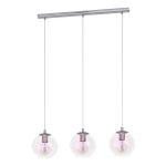 Eglo Colgante De Luz Ariscani 2 Acero Cromo | Apta para 3x E27