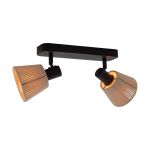 Eglo Luz de techo Seagard Acero Negro | IP20 - Apta para 2x E14 