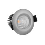 Noxion Foco LED Forseti Aluminium 6W 400lm 36D - 927 Luz muy Cálida | Recorte 72mm - IP44 - Mejor reproducción de color - Regulable