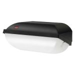  Philips LED Seguridad Coreline BWC110 Negro 9W 900lm - 830 Luz Cálida | 242x110mm - IP54 - Sensor De Luz