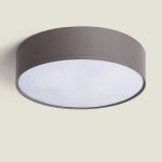 Bright Choice Lámpara LED Esférica Textil Gris | 500mm - Apta para 3x E27 – Max 40W