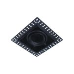 Noxion Empotrado Spot sin marco Pro 1x MR16 Ajustable Negro | Recorte 97x97mm - GU10 Casquillo