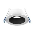 Noxion Foco LED Ares Profundo ring Blanco - con Inner Circulo Negro | Recorte 68mm - incl. GU10 Fitting