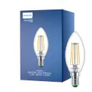 Philips Master Ultra Efficient LED E14 Vela Con Filamento Clara 2.3W 485lm - 827 Luz Muy C&aacute;lida | Reemplazo 40W