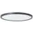 Brilliant Brennan Luz de techo Plástico Negro Blanco 13W 2000lm - 840 Blanco Frio | 294mm - IP44 - 3 Pasos Regulable