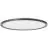 Brilliant Brennan Luz de techo Plástico Negro Blanco 18W 2700lm - 827-840 CCT | 420mm - IP44 - 3 Pasos Regulable
