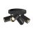 Asto Tube Techo Foco Aluminium Negro | 4x GU10 Max. 10W - Regulable