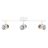 Ledvance LED Decor Foco Cork Acero Blanco 10W 690lm - 827 Luz Muy Cálida | Regulable