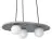 Ledvance Decor Colgante De Luz Hormigón Nest Gris | Apta para 3x G9