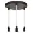 Ledvance Decor Glow Colgante De Luz Negro 28W 1400lm - 927 Luz Muy Cálida | 400mm - Mejor Reproducción De Color