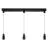 Ledvance Decor Glow Colgante De Luz Negro 28W 1400lm - 927 Luz Muy Cálida | 700mm - Mejor Reproducción De Color