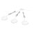 Ledvance Foco LED Foco Magnet Blanco 8W 390lm 100D - 830 Luz Cálida | 75mm - Regulable