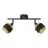 Ledvance Decor Foco Hornet Techo Foco Negro 2x2.8W - 827 Luz Muy Cálida | Incl. 2x E14