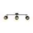 Ledvance Decor Foco Hornet Techo Foco Negro 3x2.8W - 827 Luz Muy Cálida | Incl. 3x E14