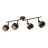 Ledvance Decor Foco Hornet Techo Foco Negro 4x2.8W - 827 Luz Muy Cálida | Incl. 4x E14