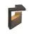 Ansell LED Luz de pared Arco Grafito  11W 468lm - 830 Luz Cálida | IP54