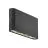 Nordlux Kniver Luz De Pared Aluminium Negro 8.5W 285lm - 830 Luz Cálida