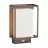 Nordlux Nestor Luz De Pared Aluminium Negro 8W 550lm - 827 Luz Muy Cálida | IP44 - Sensor de Movimiento y Luz