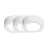 Multipack 3x Nordlux Techo Foco Kitchenio Blanco 2.2W 170lm - 830 Luz Cálida | IP20 - 3 Pasos Regulable