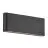 Nordlux Kniver Luz De Pared Aluminium Negro 10W 800lm - 830 Luz Cálida