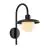 Nordlux Berlo Luz De Pared Metal Negro | Apta para 1x E27
