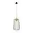 Emibig Colgante De Luz Vander Acero Negro | Apta para 1x E27 - Max 15W