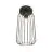 Emibig Luz de techo Barn Acero Negro | Apta para 1x E27 - Max 15W