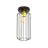 Emibig Luz de techo Barn Acero Negro | Apta para 1x E27 - Max 15W