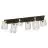 Emibig Luz de techo Barn Acero Negro | Apta para 6x E27 - Max 15W