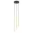 Emibig Colgante De Luz Selter Acero Negro | Apta para 3x G9 - Max 8W